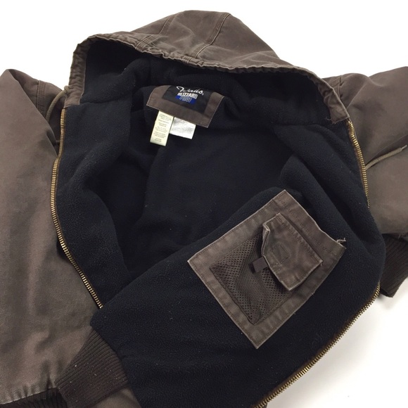 Walls Blizzard Pruf Work Jacket, Brown duck coat - Picture 4 of 7